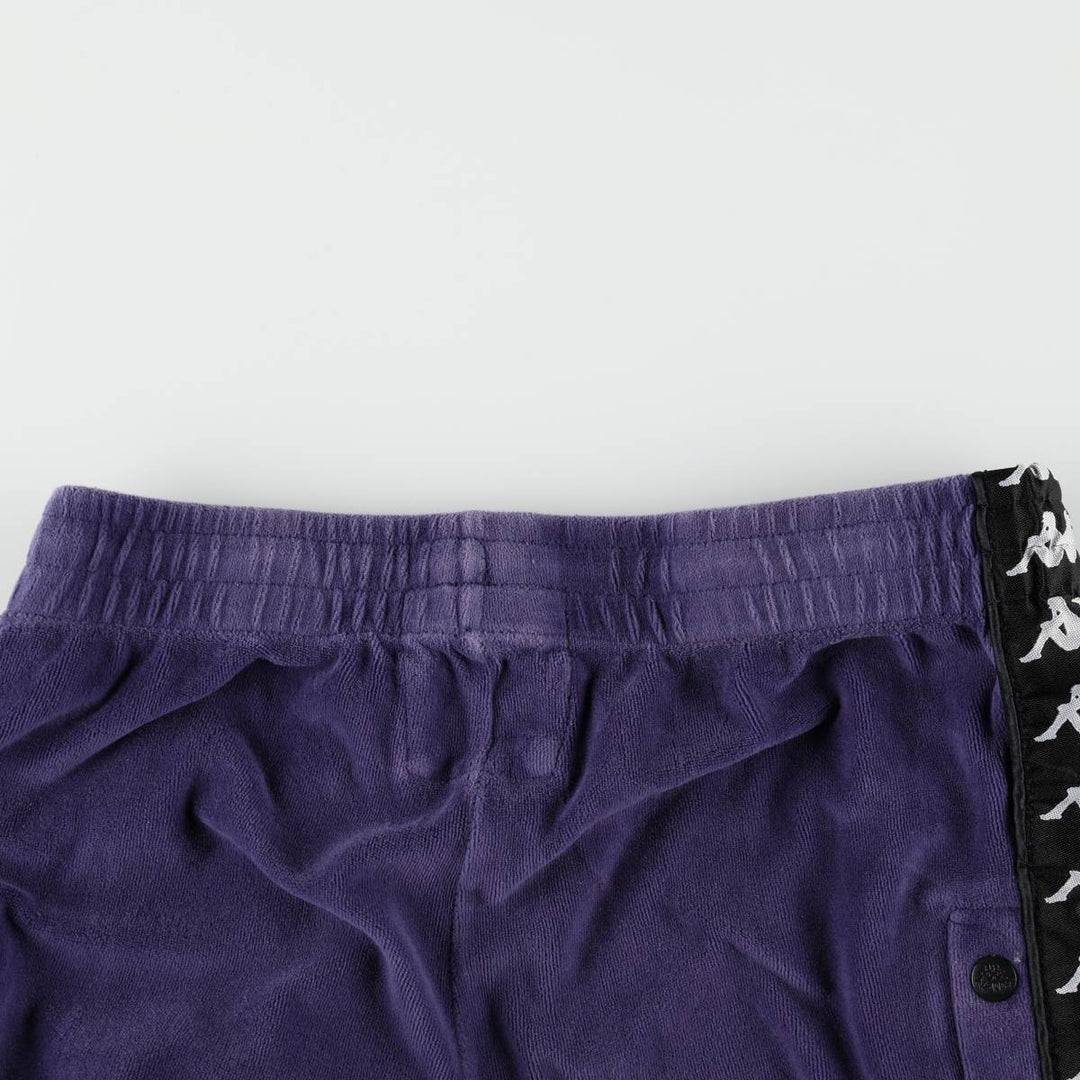 Kappa Velour Jersey Track Pants, Women's Size S (approx.) cotton navy blue type Vintage Second Hand