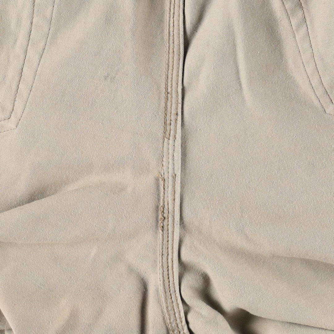 MOSSY OAK FieldStaff Camouflage Pattern Real Tree Camo Overalls Women's L (equivalent to W28) cotton Khaki type brown Vintage Second Hand