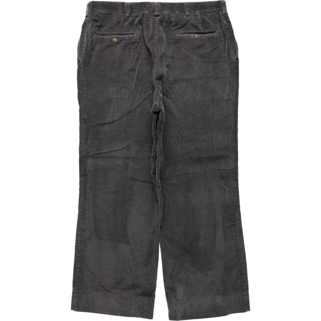 Hyde Park Toggery Corduroy Pants, Made in USA, Men's Size W37 (approx.) unclear Charcoal Vintage Second Hand