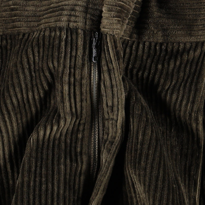 Country Britches Two-Pleat Corduroy Pants, Men's Size W32 (approx.) unclear dark chocolate Vintage Second Hand
