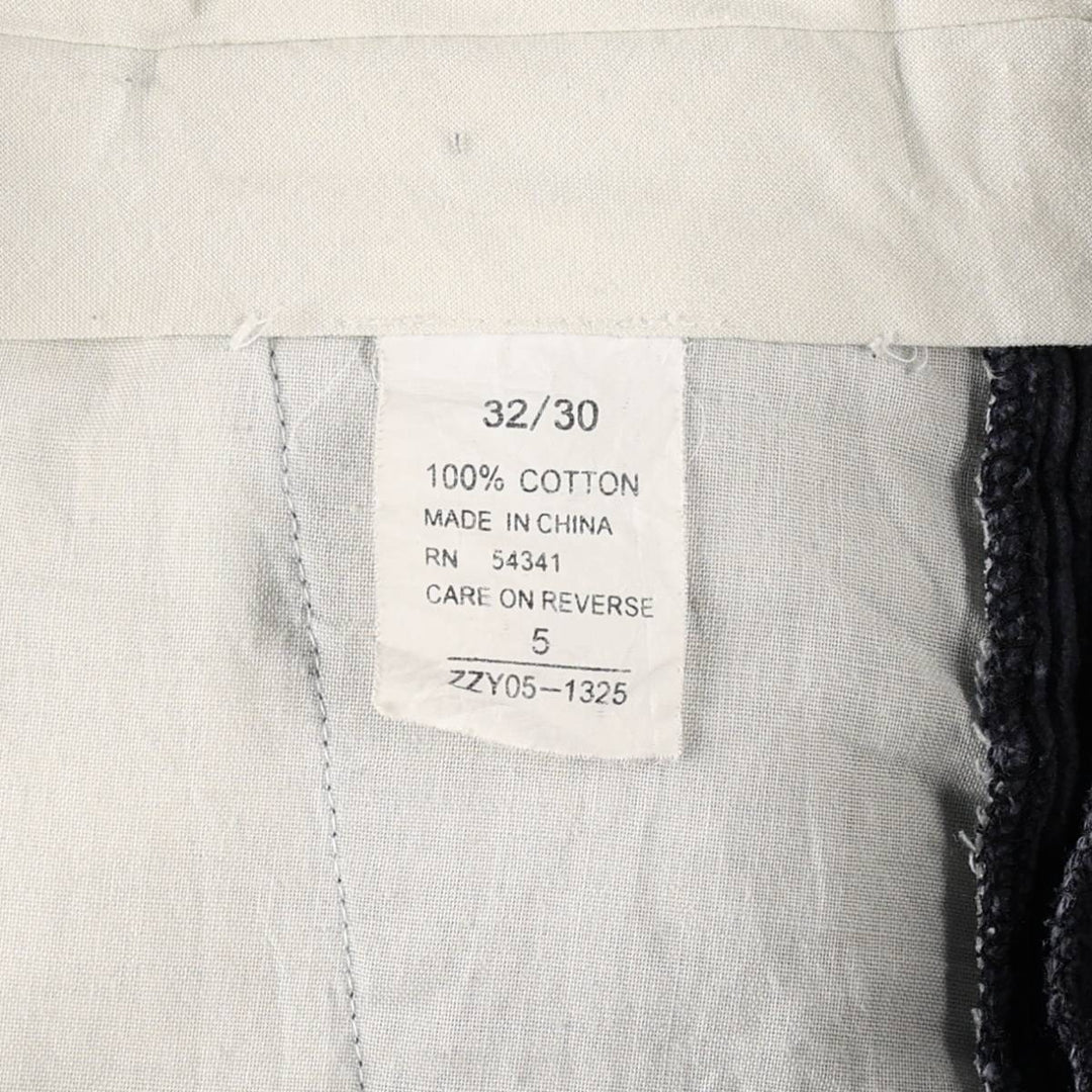 Louis Raphael BRAGGI Two-pleat Corduroy Pants, Men's Size W32 cotton Charcoal Vintage Second Hand