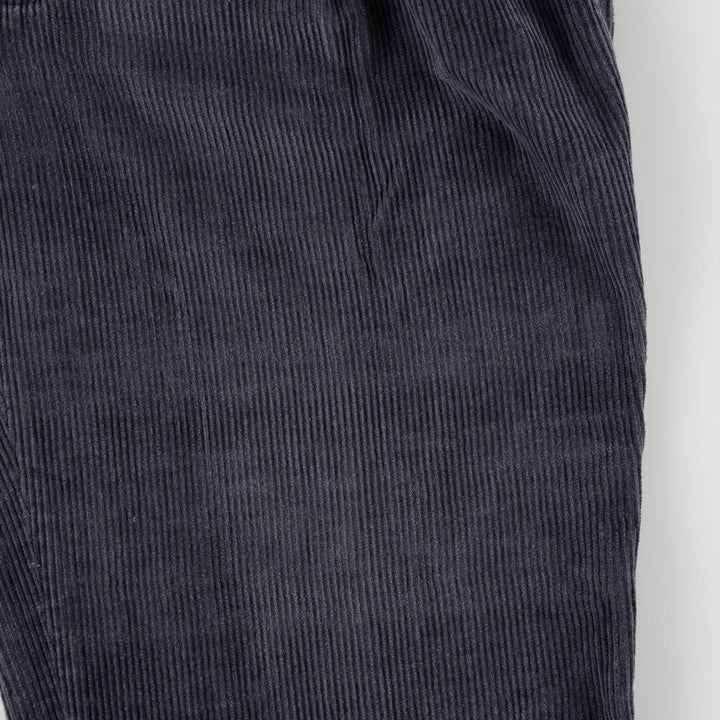 Louis Raphael BRAGGI Two-pleat Corduroy Pants, Men's Size W32 cotton Charcoal Vintage Second Hand
