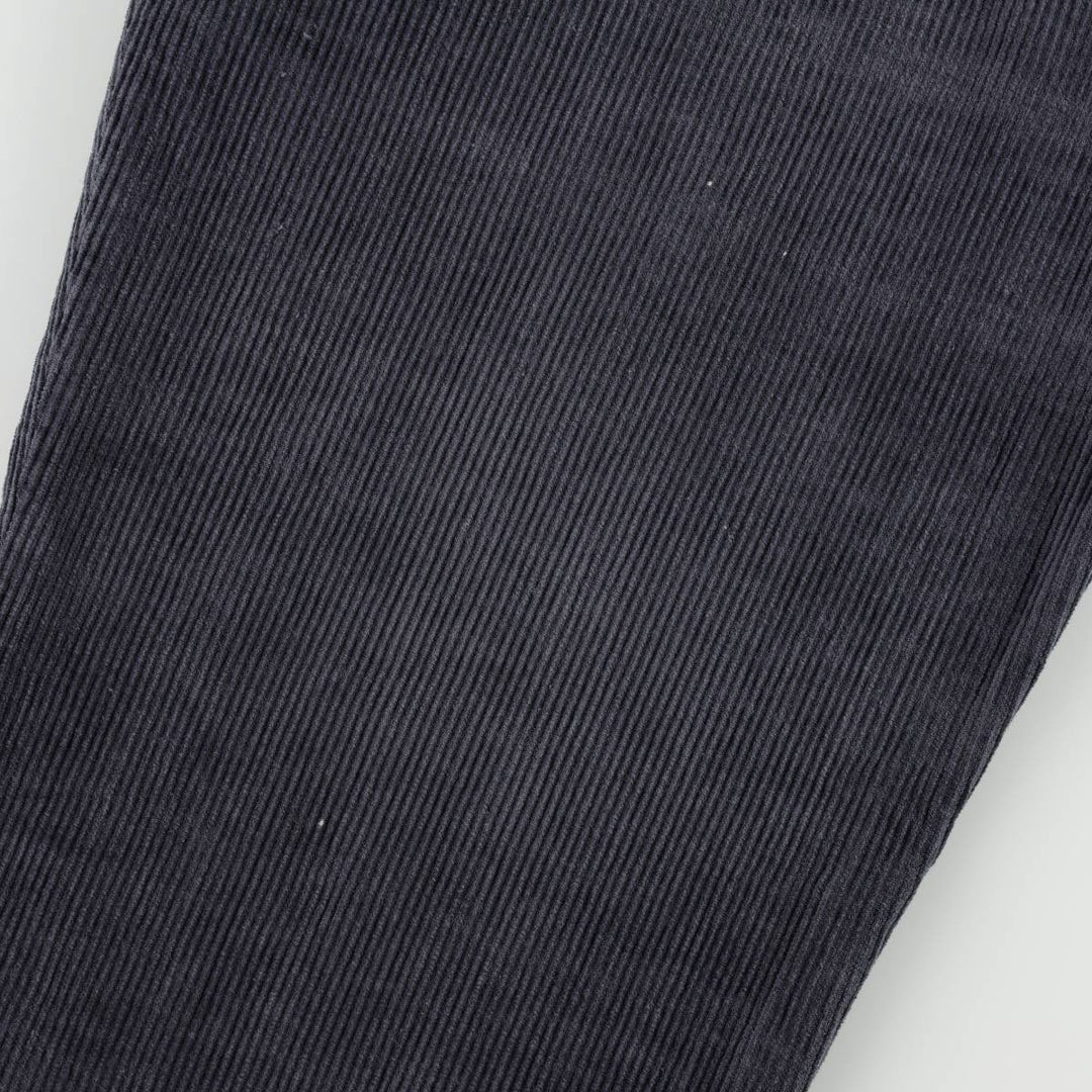 Louis Raphael BRAGGI Two-pleat Corduroy Pants, Men's Size W32 cotton Charcoal Vintage Second Hand