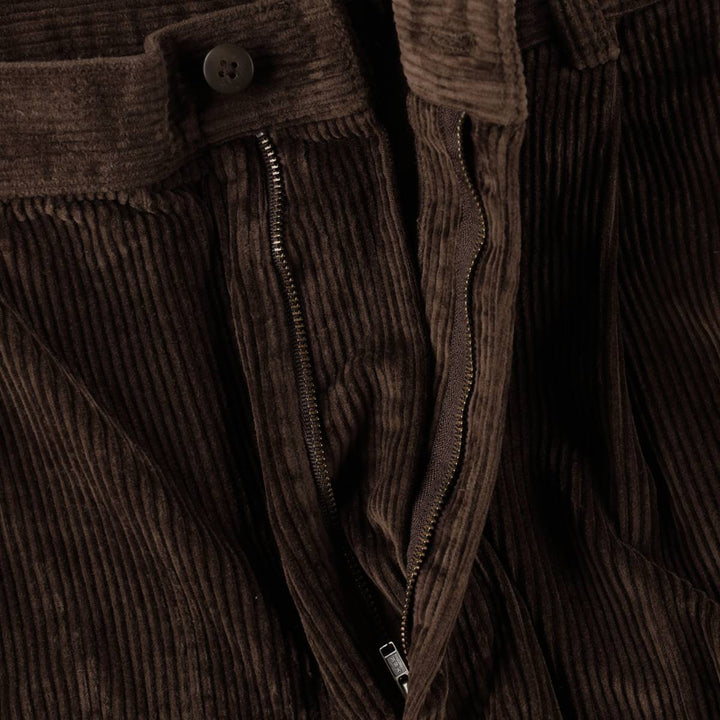 JOS. A. BANK Two-Pleat Corduroy Pants, Men's Size W36 (approx.) cotton brown type Vintage Second Hand