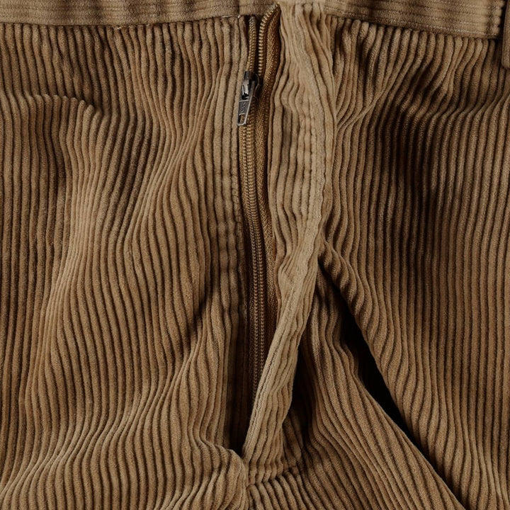 LLBean Natural Fit Corduroy Pants, Men's Size W36 (approx.) cotton Beige type Vintage Second Hand