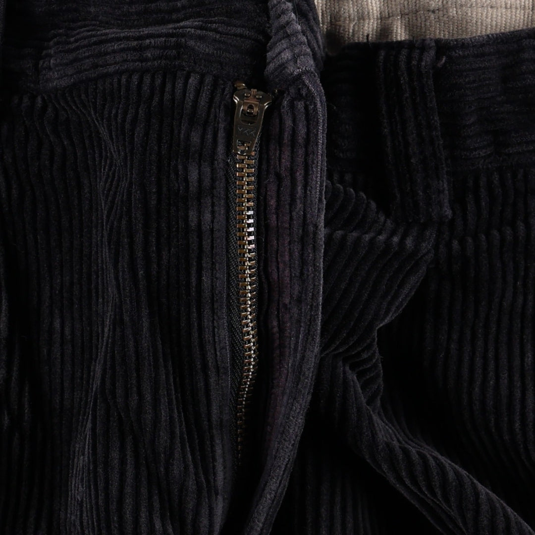 2000'S GAP EASY FIT Two-Pleat Corduroy Pants, Men's Size W33 (approx.) cotton black type Vintage Second Hand