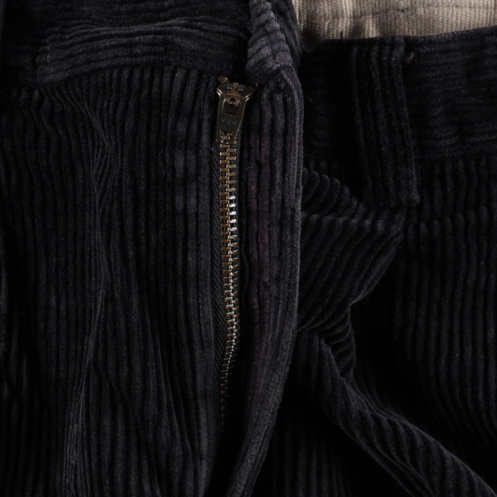 2000'S GAP EASY FIT Two-Pleat Corduroy Pants, Men's Size W33 (approx.) cotton black type Vintage Second Hand