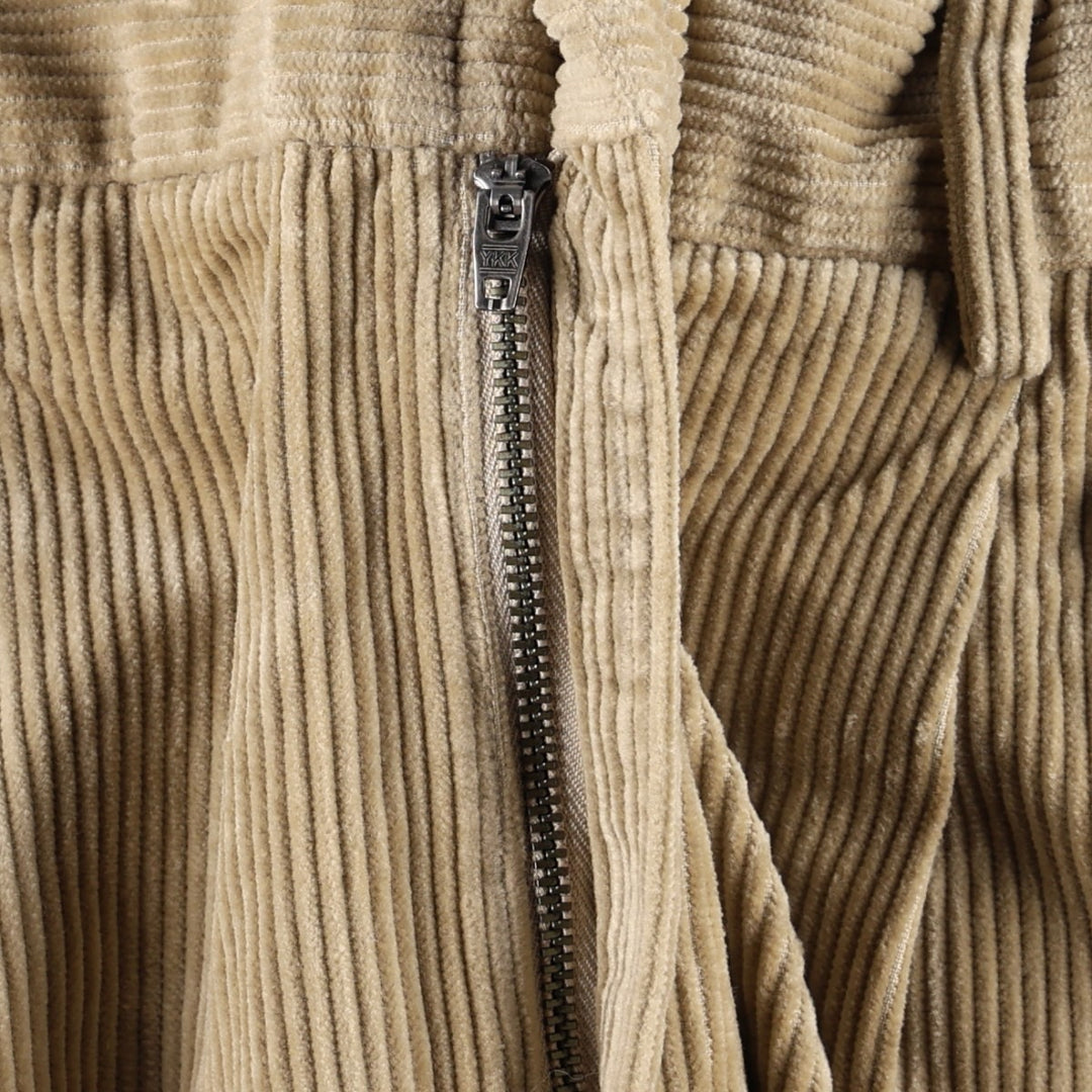 Banana Republic Two-pleat Corduroy Pants, Men's Size 34 cotton Beige type Vintage Second Hand