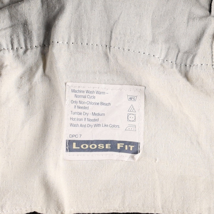 Dockers Loose Fit Two-Pleat Corduroy Pants, Men's Size W33 (approx.) cotton brown type Vintage Second Hand