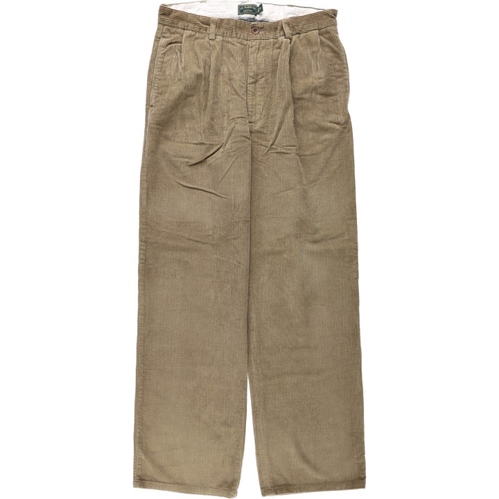 CC FILSON CO. Two-pleat corduroy pants, men's size W34 (approx.) cotton Beige type Vintage Second Hand