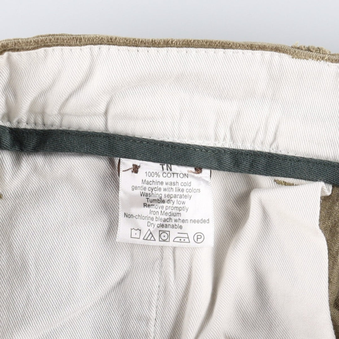 CC FILSON CO. Two-pleat corduroy pants, men's size W34 (approx.) cotton Beige type Vintage Second Hand