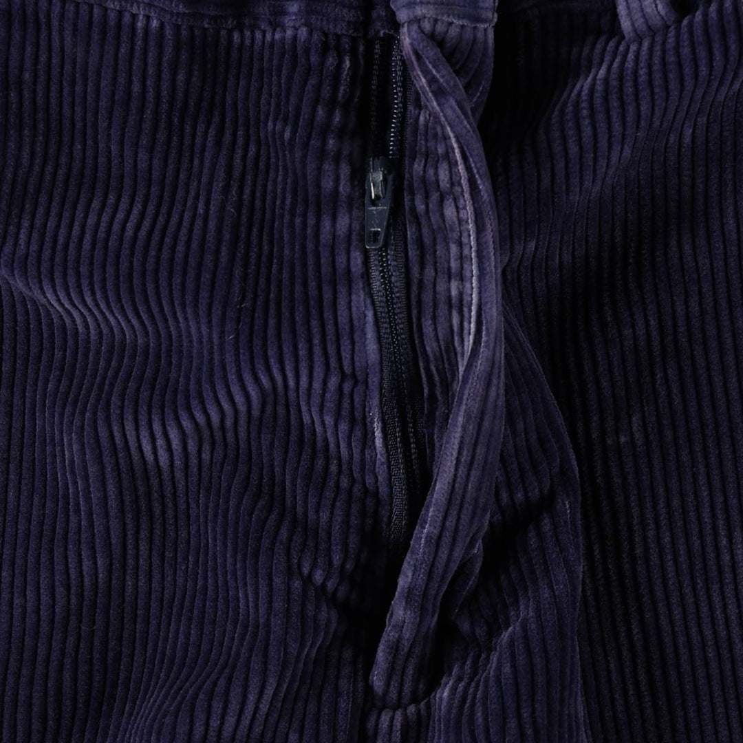Lands' End corduroy pants, men's size W32 (approx.) cotton Purple type blue-purple Vintage Second Hand