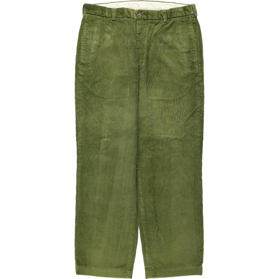 Brooks Brothers 346 Corduroy Pants for Men, W34 equivalent cotton green type Vintage Second Hand