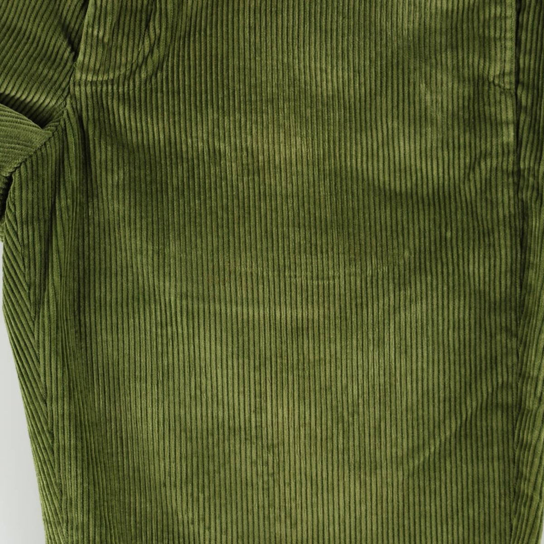 Brooks Brothers 346 Corduroy Pants for Men, W34 equivalent cotton green type Vintage Second Hand