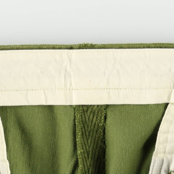 Brooks Brothers 346 Corduroy Pants for Men, W34 equivalent cotton green type Vintage Second Hand