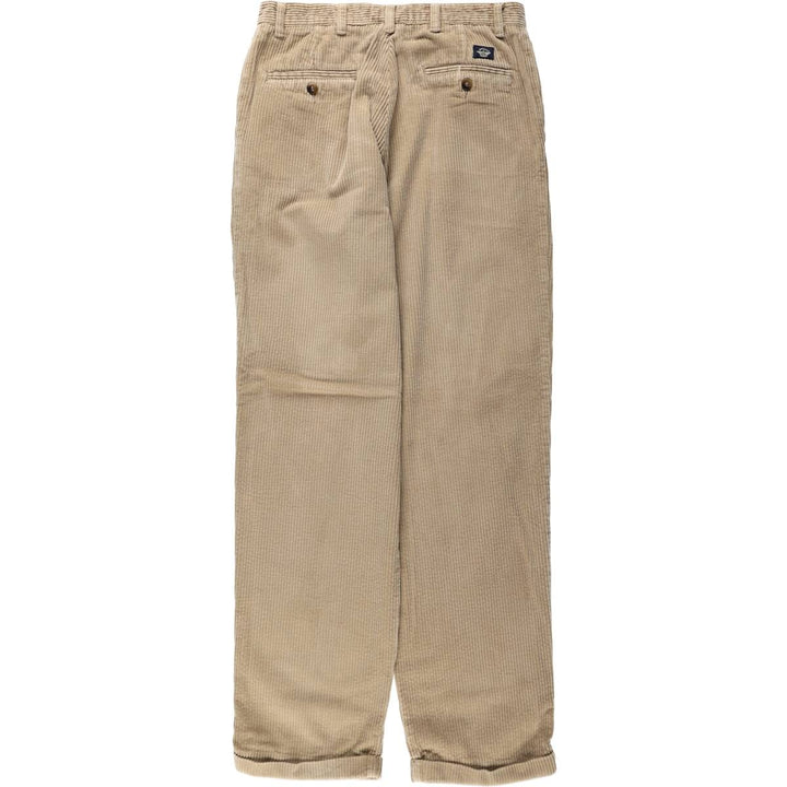 90'S Dockers Two-pleat Corduroy Pants, Men's, Vintage, Size W32 cotton Beige type Vintage Second Hand