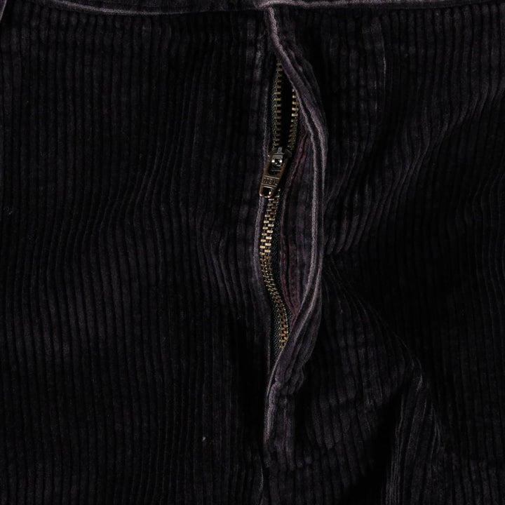 Ralph Lauren CHAPS corduroy pants, men's size W33 (approx.) cotton black type Vintage Second Hand