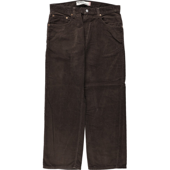 2000'S Levi's 559 Relaxed Straight Corduroy Pants, Men's W35 (approx.) cotton brown type Vintage Second Hand