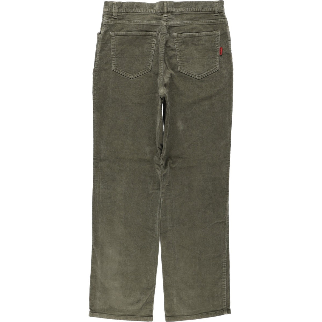 2000'S Patagonia Organic Cotton Corduroy Pants 55105F7, Men's W33 (approx.) Organic cotton Khaki type Vintage Second Hand