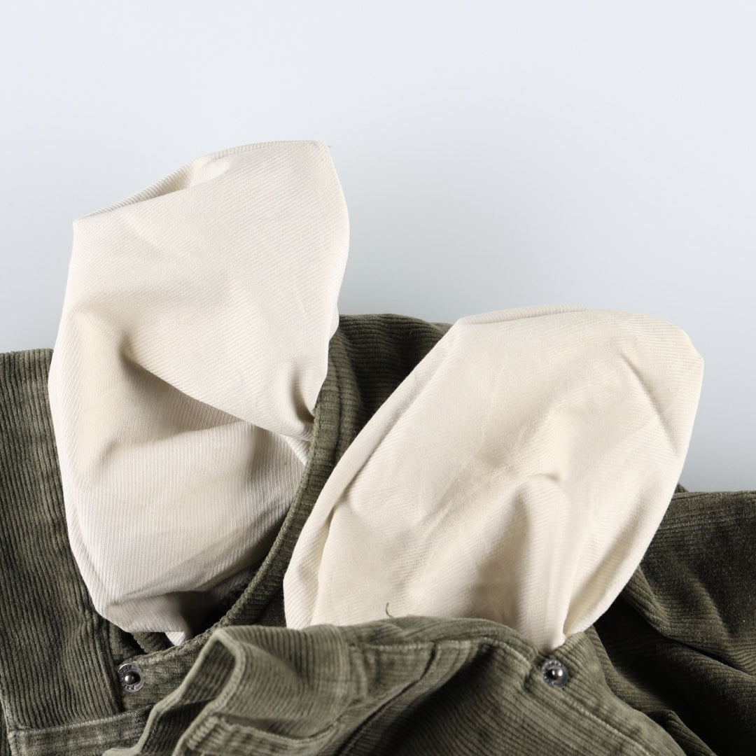 2000'S Patagonia Organic Cotton Corduroy Pants 55105F7, Men's W33 (approx.) Organic cotton Khaki type Vintage Second Hand