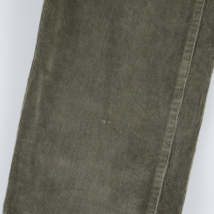 2000'S Patagonia Organic Cotton Corduroy Pants 55105F7, Men's W33 (approx.) Organic cotton Khaki type Vintage Second Hand