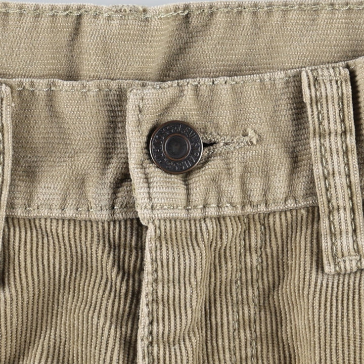Levi's 505 Corduroy Pants, Men's, Size W32 cotton beige type brown Vintage Second Hand