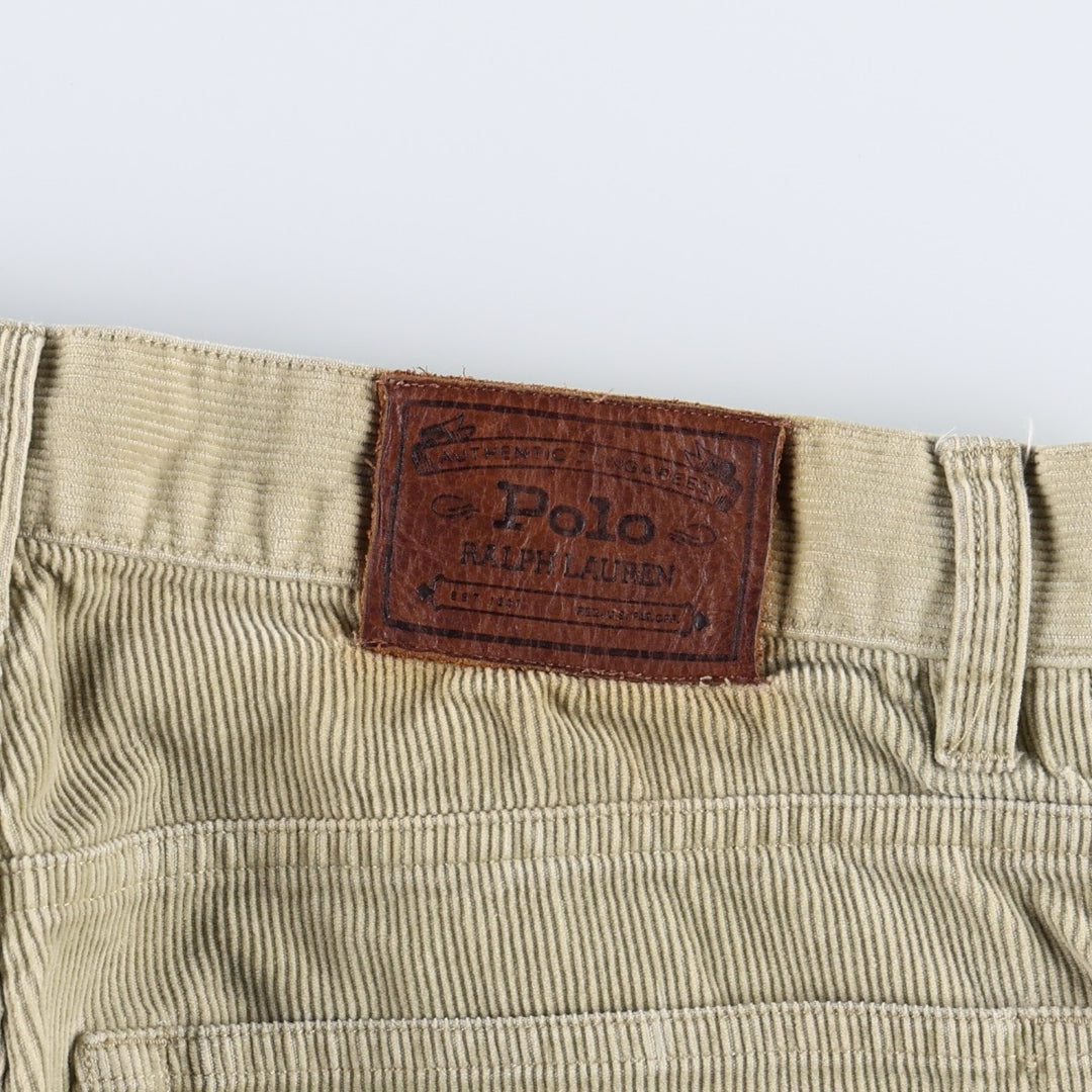 Ralph Lauren POLO by Ralph Lauren Corduroy Pants Men's W31 cotton Beige type Vintage Second Hand
