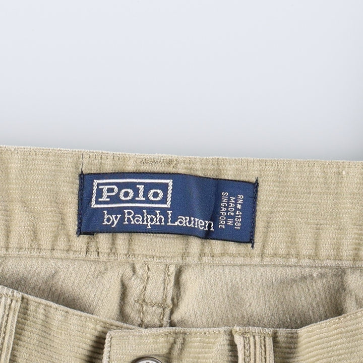 Ralph Lauren POLO by Ralph Lauren Corduroy Pants Men's W31 cotton Beige type Vintage Second Hand