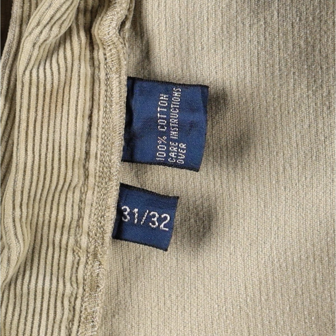 Ralph Lauren POLO by Ralph Lauren Corduroy Pants Men's W31 cotton Beige type Vintage Second Hand