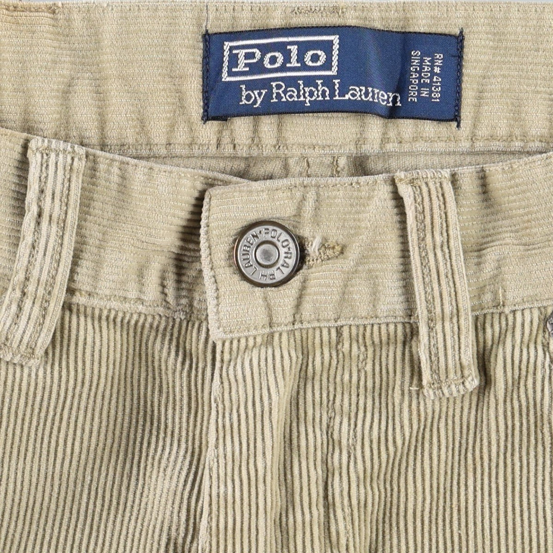 Ralph Lauren POLO by Ralph Lauren Corduroy Pants Men's W31 cotton Beige type Vintage Second Hand