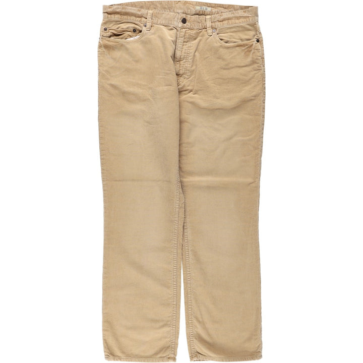 Ralph Lauren POLO RALPH LAUREN STRAIGHT corduroy pants, men's size W37 (approx.) cotton brick settler Vintage Second Hand