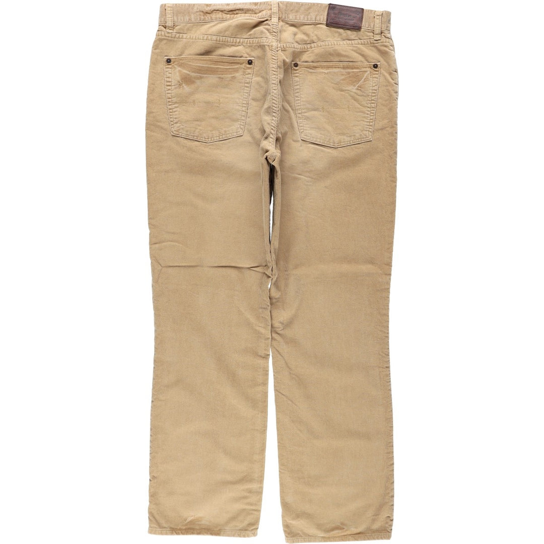 Ralph Lauren POLO RALPH LAUREN STRAIGHT corduroy pants, men's size W37 (approx.) cotton brick settler Vintage Second Hand