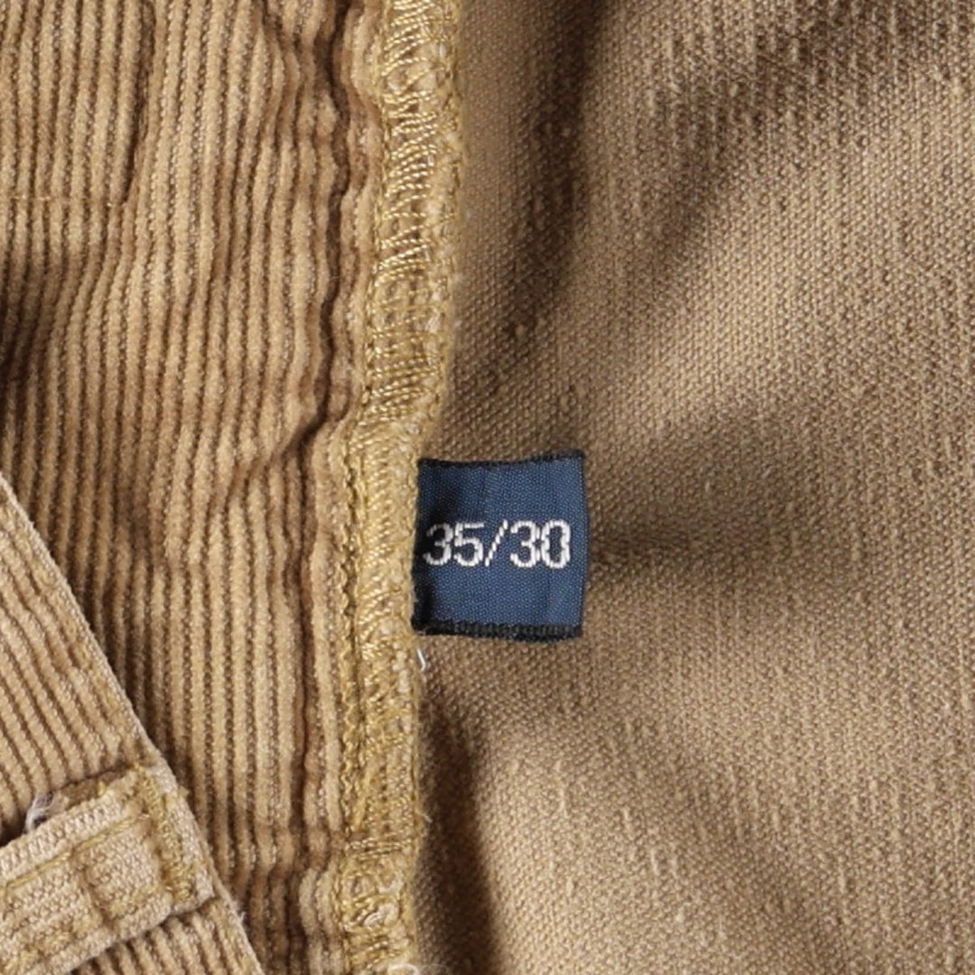 Ralph Lauren POLO RALPH LAUREN STRAIGHT corduroy pants, men's size W37 (approx.) cotton brick settler Vintage Second Hand