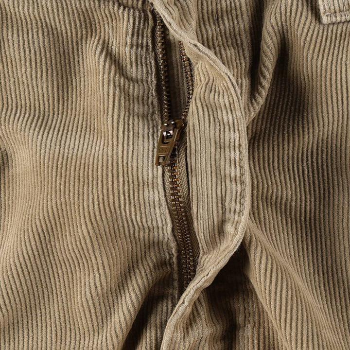 2000'S Levi's 505 Regular Fit Straight Leg Corduroy Pants, Men's Size W34 (approx.) cotton Beige type Vintage Second Hand