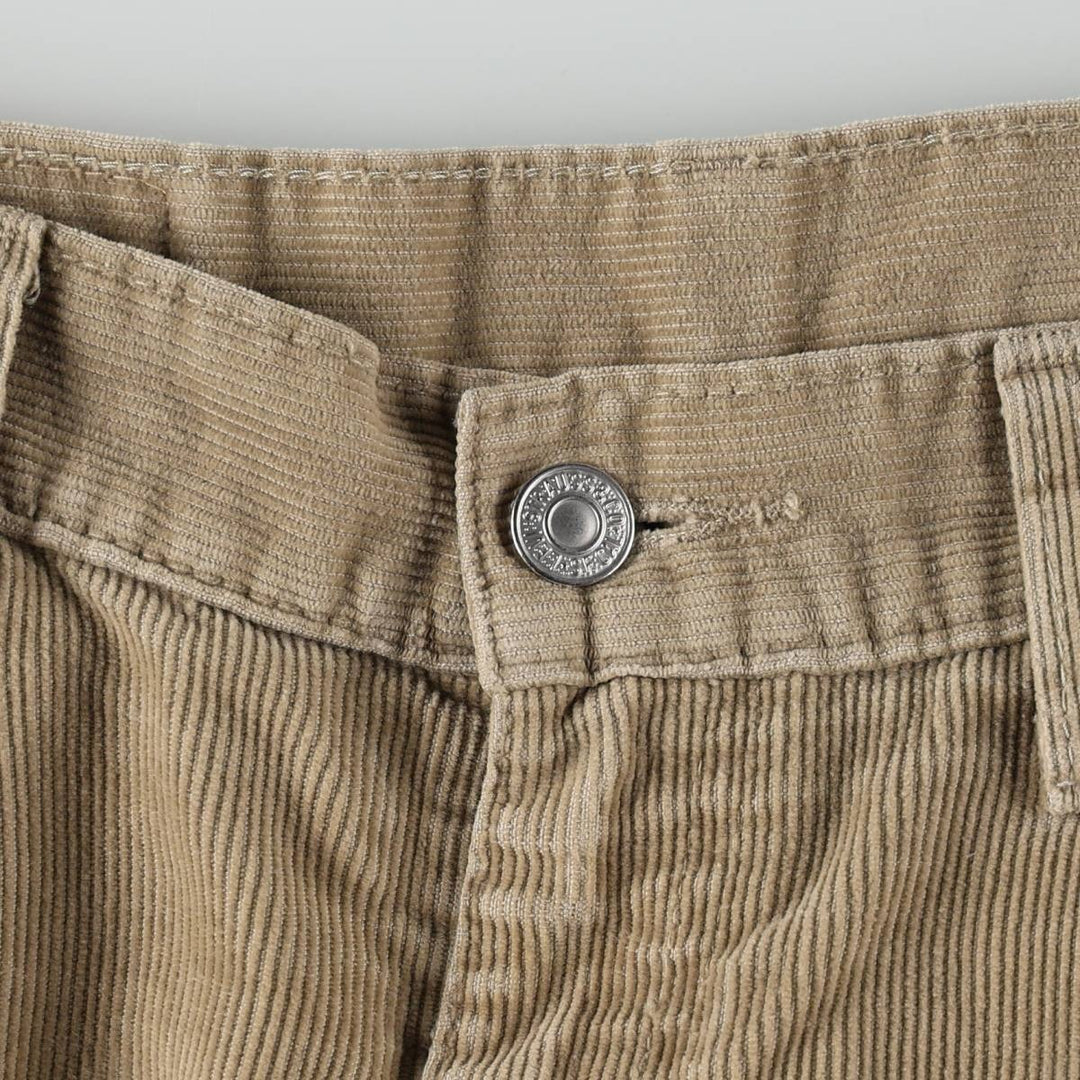 2000'S Levi's 505 Regular Fit Straight Leg Corduroy Pants, Men's Size W34 (approx.) cotton Beige type Vintage Second Hand