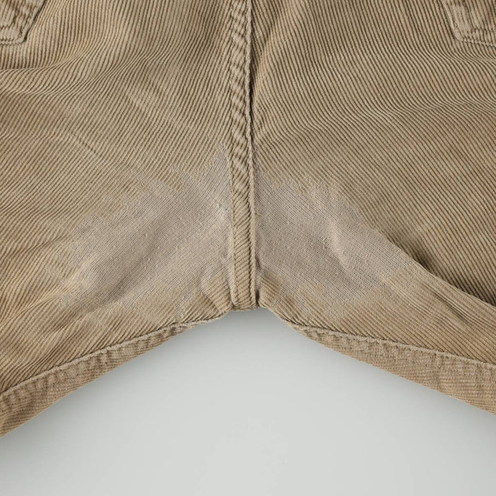 2000'S Levi's 505 Regular Fit Straight Leg Corduroy Pants, Men's Size W34 (approx.) cotton Beige type Vintage Second Hand