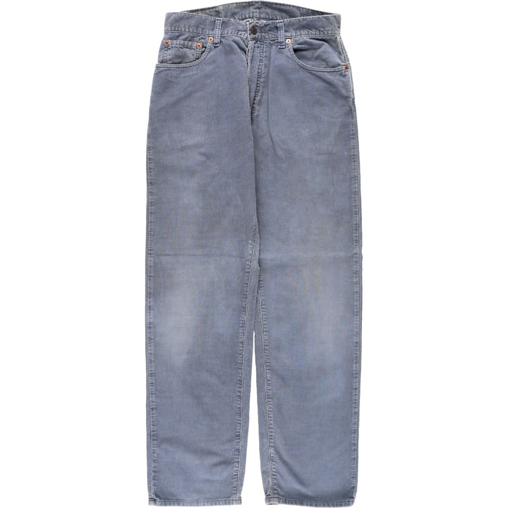 1990'S Levi's 517-6910 Corduroy Pants, Made in Italy, Men's Size W31 (approx.), Vintage cotton blue type Vintage Second Hand