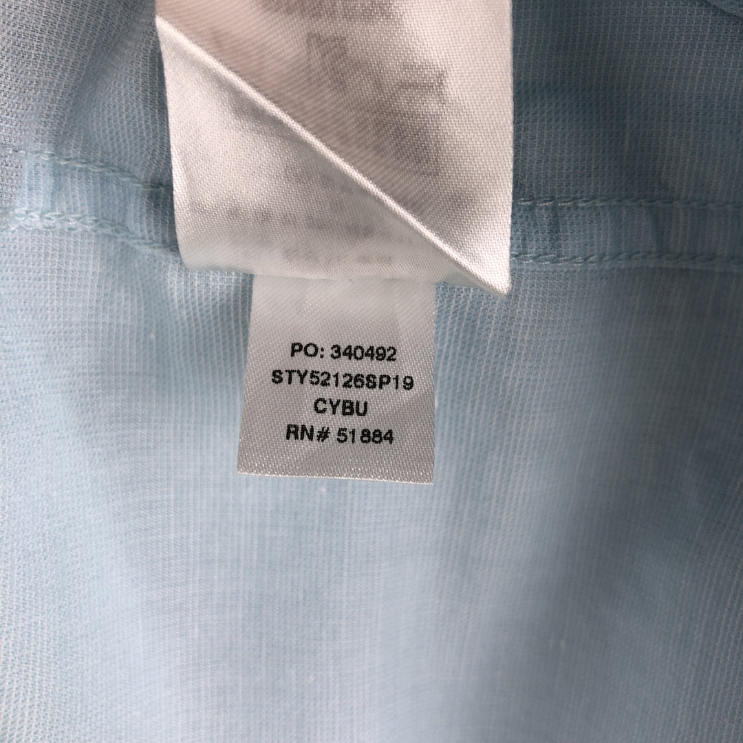 Patagonia 52126SP19 Ripstop Long-Sleeve Fishing Shirt, Men's XXL (approx.) Organic cotton Blue type light blue Vintage Second Hand