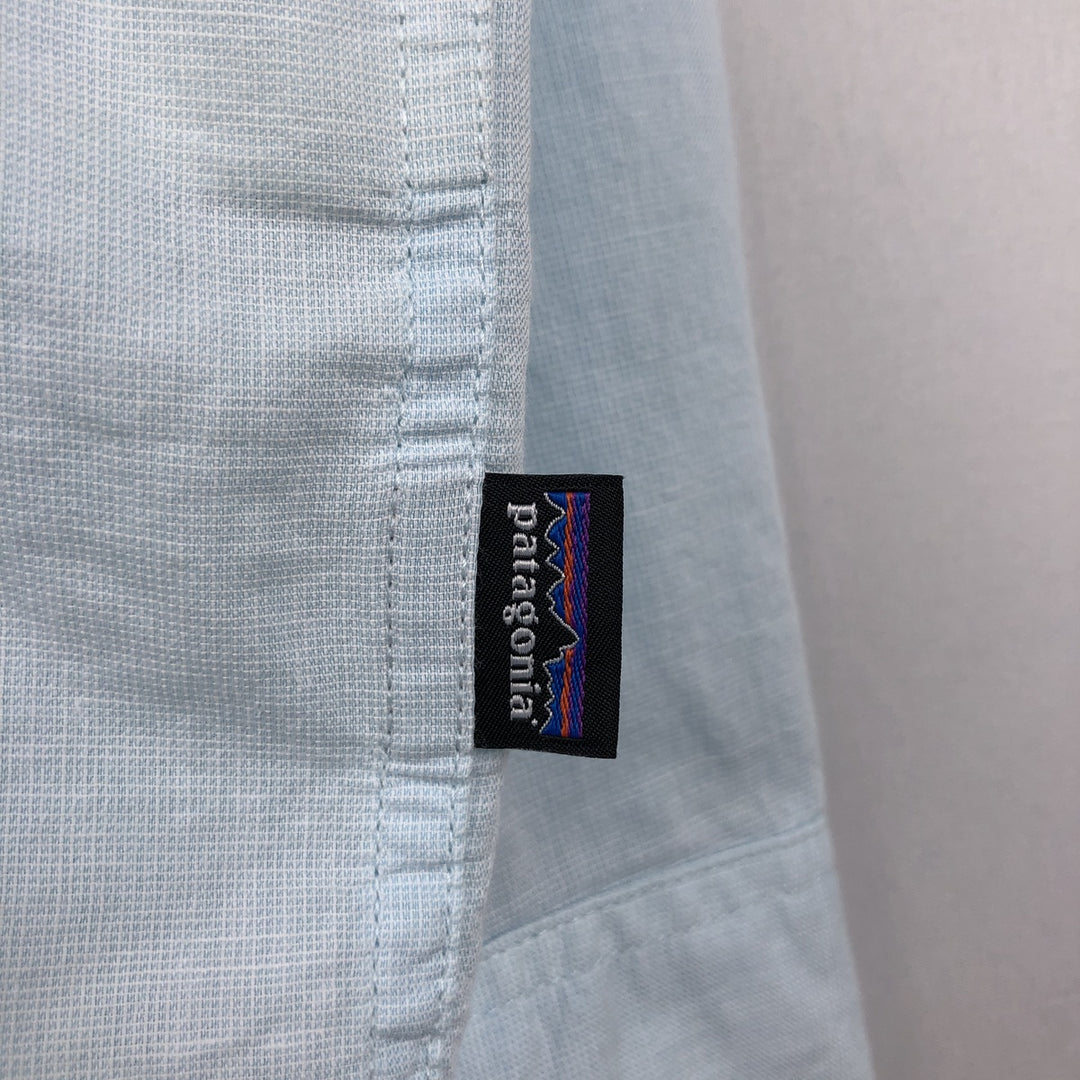 Patagonia 52126SP19 Ripstop Long-Sleeve Fishing Shirt, Men's XXL (approx.) Organic cotton Blue type light blue Vintage Second Hand