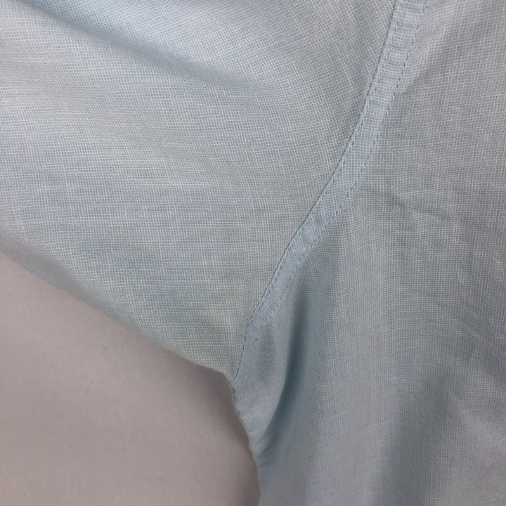 Patagonia 52126SP19 Ripstop Long-Sleeve Fishing Shirt, Men's XXL (approx.) Organic cotton Blue type light blue Vintage Second Hand