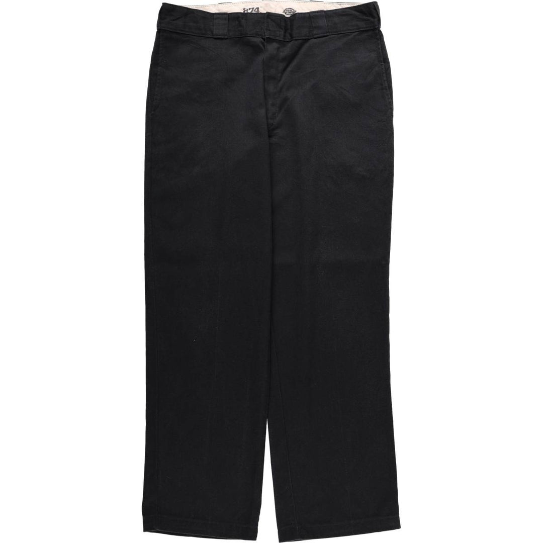 Dickies 874 Flex Original Fit Work Pants, Men's, Size 35 polyester black type Vintage Second Hand