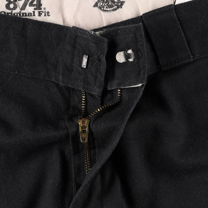 Dickies 874 Flex Original Fit Work Pants, Men's, Size 35 polyester black type Vintage Second Hand