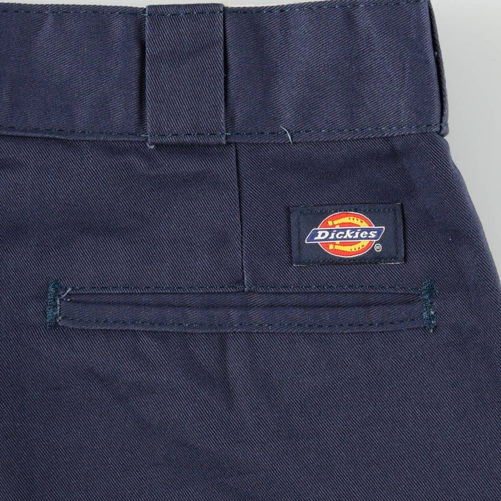 Dickies 874 Original Fit Work Pants, Men's, Size W34 polyester Navy blue Vintage Second Hand