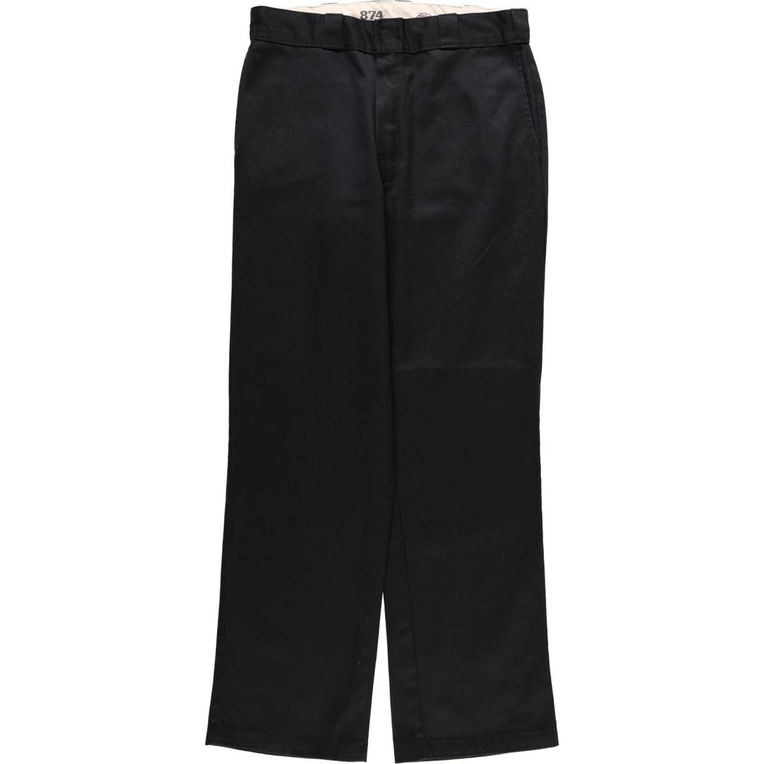 Dickies 874 Original Fit Work Pants, Men's, Size W33 polyester black type Vintage Second Hand