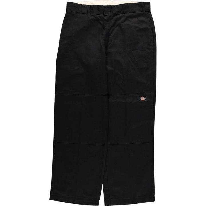 Dickies Double Knee Work Pants, Men's Size W36 polyester black type Vintage Second Hand
