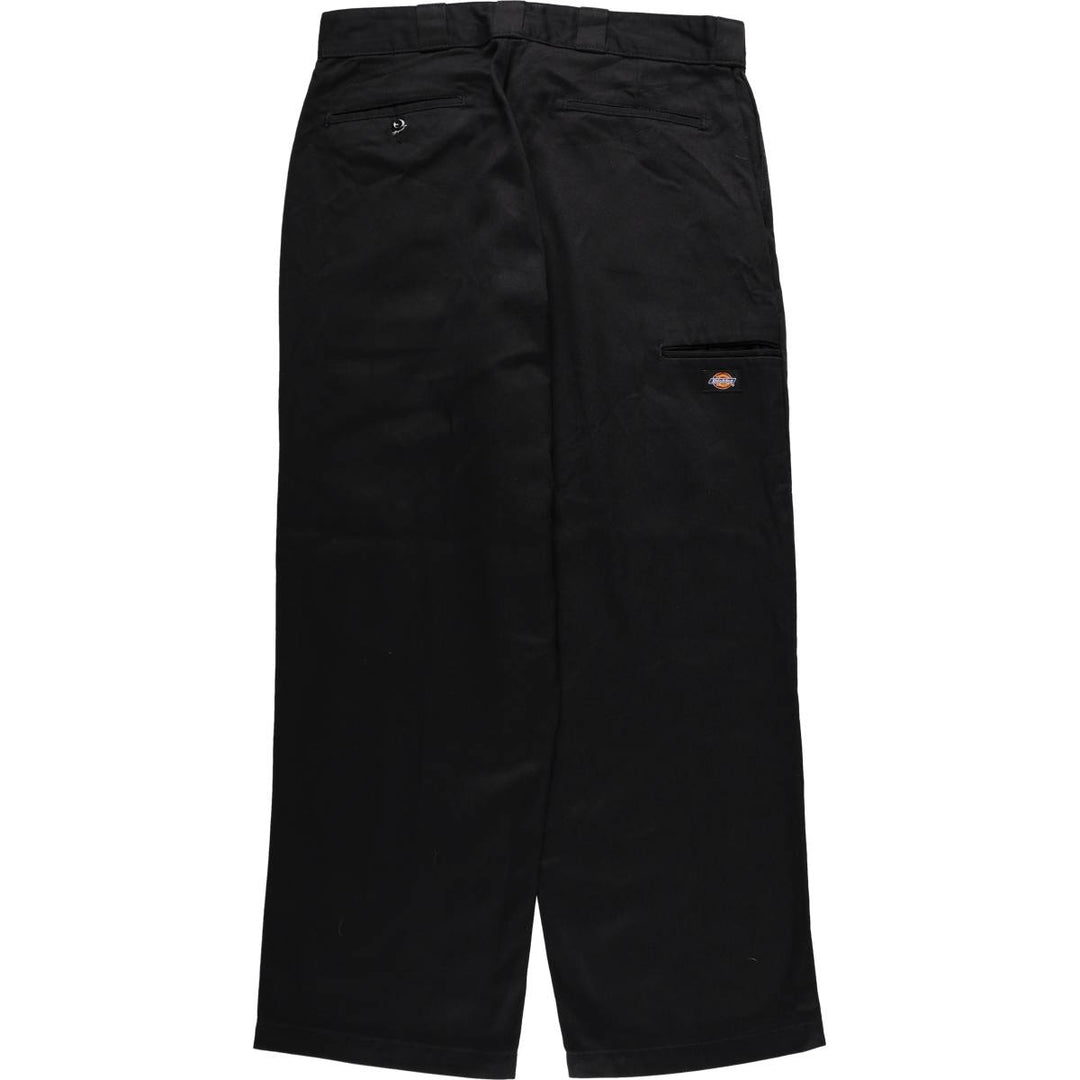 Dickies Double Knee Work Pants, Men's Size W36 polyester black type Vintage Second Hand