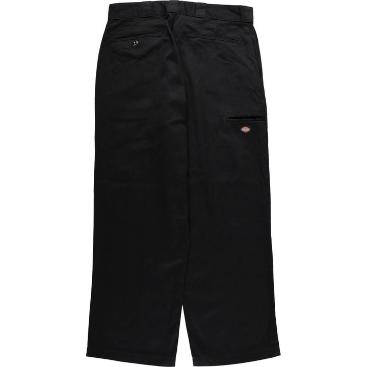 Dickies Double Knee Work Pants, Men's Size W36 polyester black type Vintage Second Hand