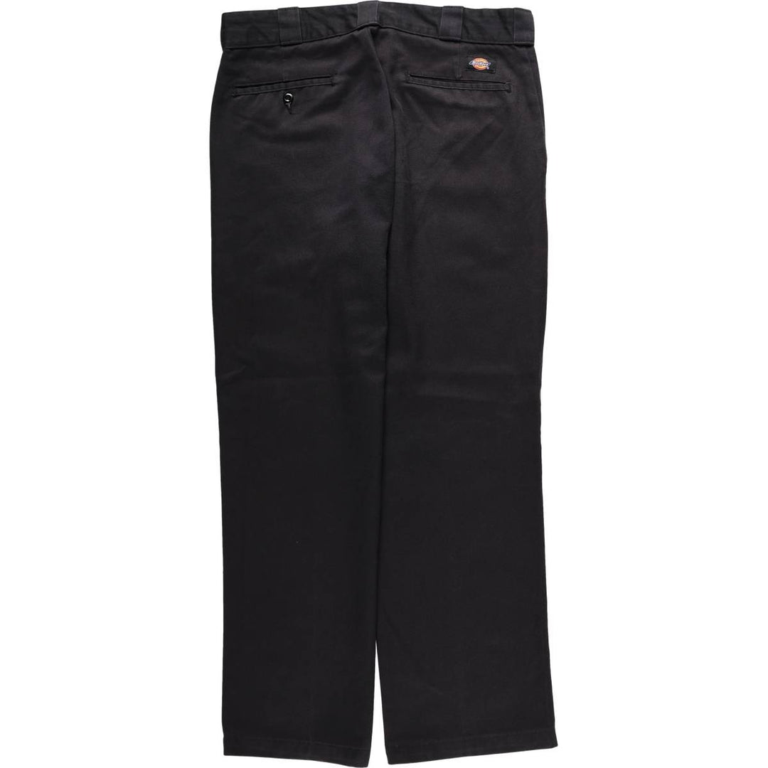 Dickies 874 Original Fit Work Pants, Men's, Size W34 polyester black type Vintage Second Hand