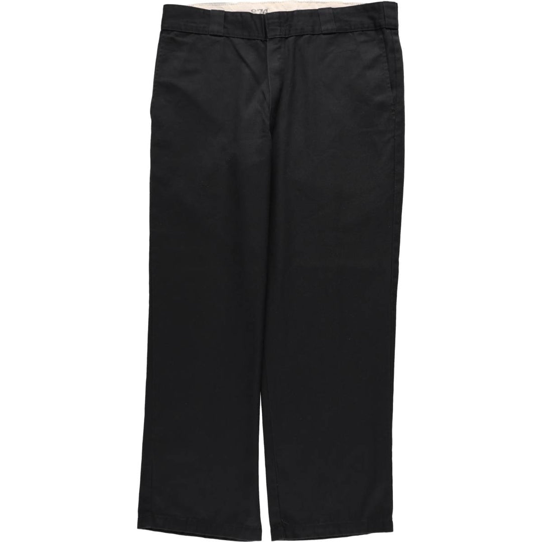 Dickies 874 Original Fit Work Pants for Men, W36 polyester black type Vintage Second Hand
