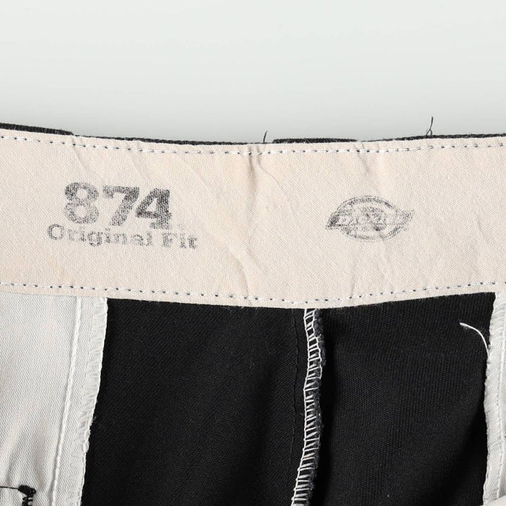 Dickies 874 Original Fit Work Pants for Men, W36 polyester black type Vintage Second Hand